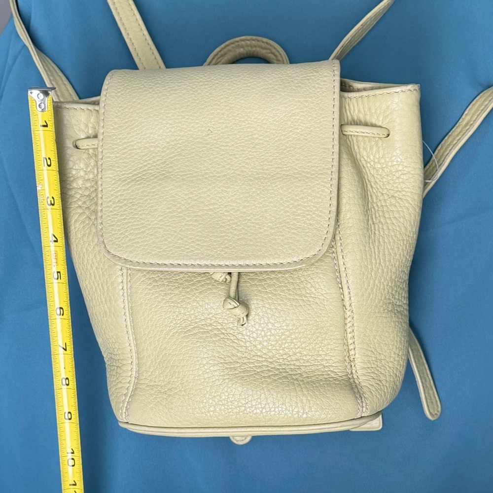 Coach Cream Leather Backpack
